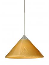  RXP-282490-LED-SN-L - Besa Pendant Kona Satin Nickel Mango Starpoint 1x5W LED, 15Ft. Cord