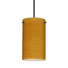  RXP-4404OK-BK-DIM010 - Besa Stilo 7 Pendant Black Oak 1x50W Halogen, 0-10V Dimming