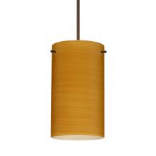  RXP-4404OK-LED-BR - Besa Stilo 7 Pendant Oak Bronze 1x5W LED