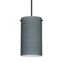  RXP-4404TN-BK-DIM010 - Besa Stilo 7 Pendant Black Titan 1x50W Halogen, 0-10V Dimming