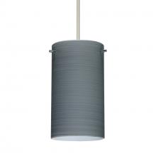  RXP-4404TN-LED-SN - Besa Stilo 7 Pendant Titan Satin Nickel 1x5W LED