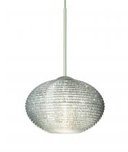  RXP-5612GL-LED-SN - Besa Pendant Lasso Satin Nickel Glitter 1x5W LED