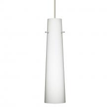  RXP-567407-SN-277-DIM010 - Besa Camino Pendant Satin Nickel Opal Matte 1x50W Halogen, 277V, 0-10V Dimming