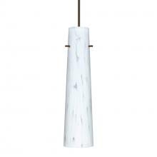  RXP-567419-BR-277-DIM010 - Besa Camino Pendant Bronze Carrera 1x50W Halogen, 277V, 0-10V Dimming