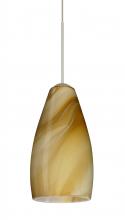  RXP-7198HN-LED-SN - Besa Pendant Karli Satin Nickel Honey 1x5W LED