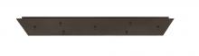  T37V-BR - Besa 7-Light Bar 120V Multiport Canopy, Bronze