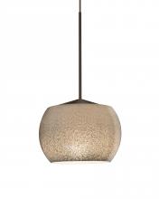  X-KENOSM-LED-BR - Besa, Keno Cord Pendant for Multiport Canopy, Smoke Sand, Bronze Finish, 1x3W LED