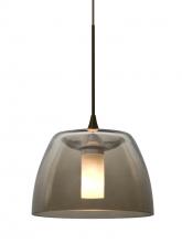  X-SPURSM-BR - Besa Spur Cord Pendant For Multiport Canopy, Smoke, Bronze Finish, 1x35W Halogen