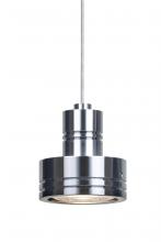  X-SPUTNK-LED-SN-L - Besa Pendant For Multiport Canopy Sputnik Satin Nickel 1x7W LED, 15Ft. Cord