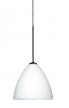  XP-177907-BR - Besa Pendant Mia Bronze Opal Matte 1x50W Halogen