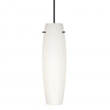  XP-412107-BK-DIM010 - Besa Tu Tu Pendant, Opal Matte, Black, 1x50W Halogen, 0-10V Dimming