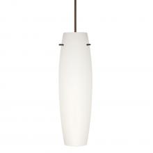  XP-412107-BR-DIM010 - Besa Tu Tu Pendant, Opal Matte, Bronze, 1x50W Halogen, 0-10V Dimming