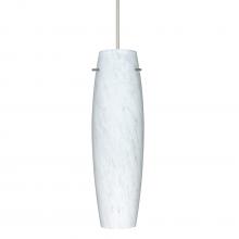  XP-412119-LED-SN - Besa Tu Tu Pendant, Carrera, Satin Nickel, 1x5W LED