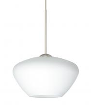  XP-541007-LED-SN-L - Besa Pendant Peri Satin Nickel Opal Matte 1x5W LED, 15Ft. Cord