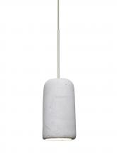  XP-GLIDENA-LED-SN-L - Besa Glide Cord Pendant, Natural, Satin Nickel Finish, 1x2W LED, 15Ft. Cord