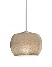  XP-KENOSM-LED-SN - Besa, Keno Cord Pendant, Smoke Sand, Satin Nickel Finish, 1x3W LED