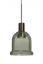  XP-KIBAMS-LED-BR-L - Besa, Kiba Cord Pendant, Moss Bubble, Bronze Finish, 1x3W LED, 15Ft. Cord