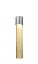  XP-WAND12GD-LED-SN - Besa, Wanda 12 Cord Pendant, Gold Bubble, Satin Nickel Finish, 1x3W LED