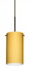  1BC-4404VM-HAL-BR - Besa Stilo 7 Pendant Bronze Vanilla Matte 1x40W G9