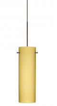  1XC-4930VM-LED-BR - BESA PENDANT COPA BRONZE VANILLA MATTE 1X6W LED