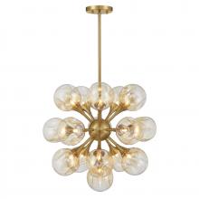  1-7934-16-322 - Matisse 16-Light Chandelier in Warm Brass