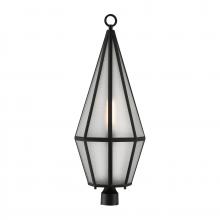  5-707-BK - Peninsula 1-Light Outdoor Post Lantern in Matte Black