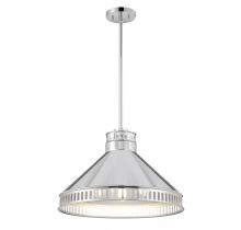  7-8801-3-109 - Seagram 3-Light Pendant in Polished Nickel