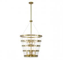  7-8859-8-322 - Ventari 8-Light Pendant in Warm Brass