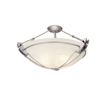  4844PS/ALAB - Grande 24 Inch Semi Flush Mount