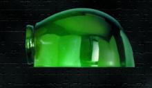  G3089 - 6IN CASED GRN DESK SHADE