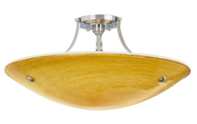  CL502AMBZMB6 - Ceiling Neptune Grande Amber Bronze E26 Incandescent 3x60W