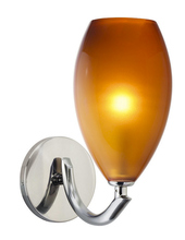  WS184AMBZX3 - Wall Sconce Luma Amber Bronze GY6.35 Xenon 35W