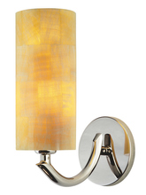  WS132MBMSBZX3 - Wall Sconce Onyx Cylinder Marble Mosaic Bronze GY6.35 Xenon 35W