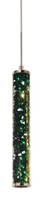  PD223EMPCLEDR - Pendant Jazz Crystal Emerald PC 2.8W 3000K For Monorail