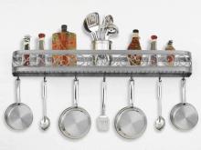  H-13-46Y-B-BK01/A-COP W/CI - POT RACK COLLECTION