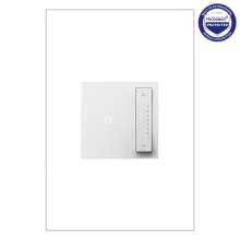  ADTP4FBL3PW4 - adorne® 0-10V sofTap® Dimmer, White, with Microban®