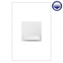  ASVS12W4 - adorne® Motion Sensor Switch, Manual On/Auto Off, White, with Microban®