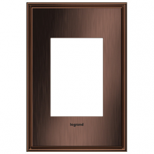  AWC1G3MAC4 - adorne® Matte Antique Copper One-Gang-Plus Screwless Wall Plate