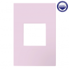  AWP1G2RA - adorne® Rosa One-Gang-Plus Screwless Wall Plate with Microban®