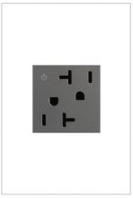  ARCD202M10 - adorne® 20A Tamper-Resistant Dual-Controlled Outlet, Magnesium