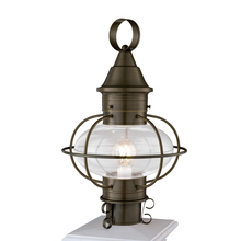  1611-SI-CL - Classic Onion Outdoor Post Lantern - Sienna with Clear Glass