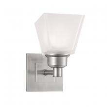  9635-BN-SQ - Matthew Indoor Wall Scone - Brushed Nickel