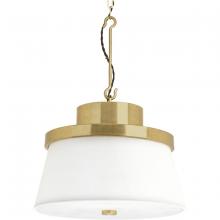  P500203-160 - POINT DUMEÂ® by Jeffrey Alan Marks for Progress Lighting Windbluff Collection Brushed Brass Pendant