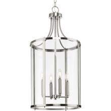  P500391-009 - Gilliam Collection Four-Light Brushed Nickel New Traditional Hall & Foyer