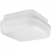  P550115-028-30 - Hard Nox Collection White 10" Square Flush Mount Light