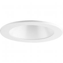  P804002-028 - 4" Satin White LED Recessed Open Shower Trim for 4" Housing (P804N series)