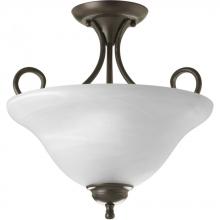  P3460-20 - Two-Light 13-1/4" Semi-Flush