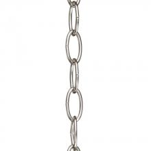  P8757-09 - Accessory Chain - 10' of 9 Gauge Chain in Brushed Nickel