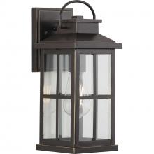  P560265-020 - Williamston Collection One-Light Antique Bronze and Clear Glass Transitional Style Medium Outdoor Wa