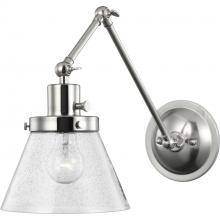  P710094-009 - Hinton Collection Brushed Nickel Swing Arm Wall Light
